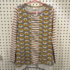 Matilda Jane Floral and Striped Long Sleeve Top